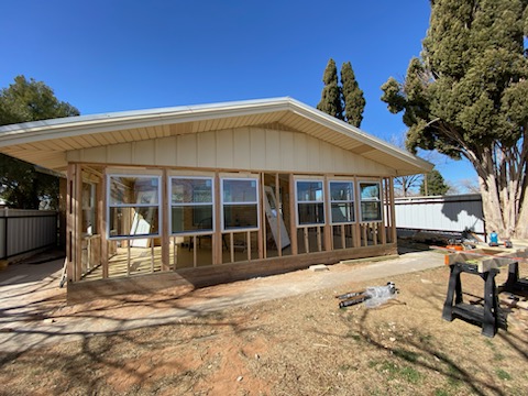 Home addition exterior